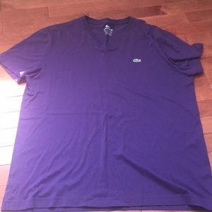 Men’s Purple Lacoste Tshirt